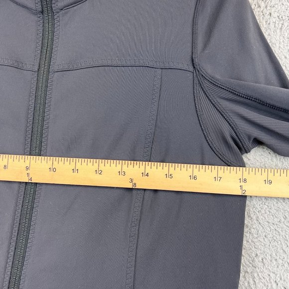 Lululemon Jacket Size 10 Full Zip Vented Packable Nylon Reflective - Picture 7 of 10